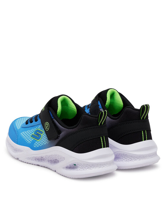 Skechers Skechers Sneakersy Meteor-Lights - Krendox 401495L/BKBL Niebieski