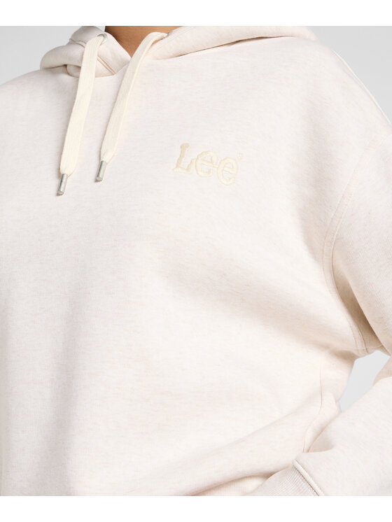 Lee Lee Felpa 112371337 Beige Loose Fit