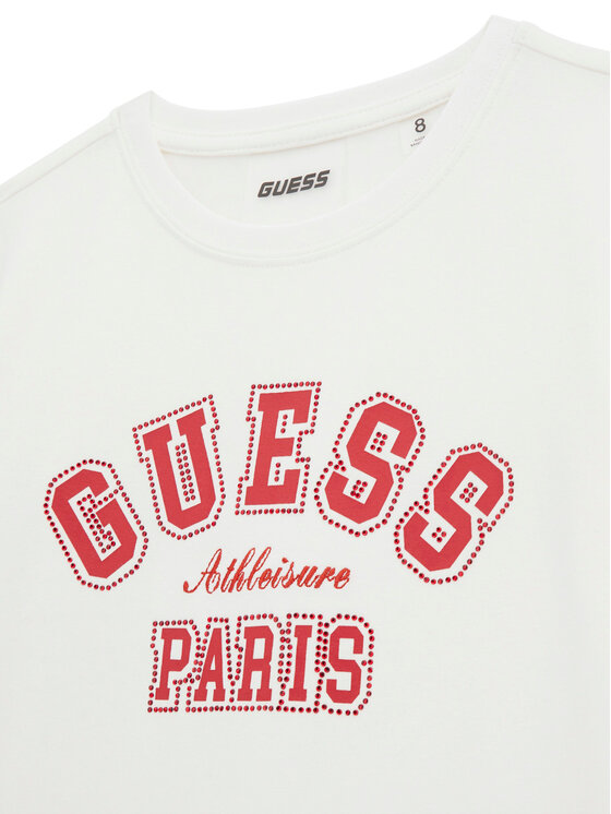 Guess Guess T-Shirt J6RI41 J1314 Bílá Regular Fit