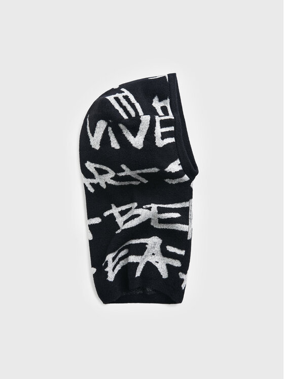 Desigual Balaklava Lettering 22WAHA14 Melns