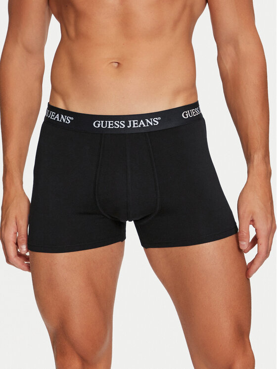 Guess Jeans Guess Jeans Súprava 3 kusov boxeriek M4BZ48 K6YW1 Čierna