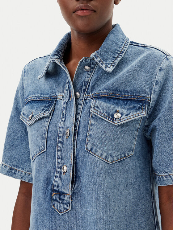 Liu Jo Liu Jo Jeans haljina UA5191 D4990 Plava Regular Fit