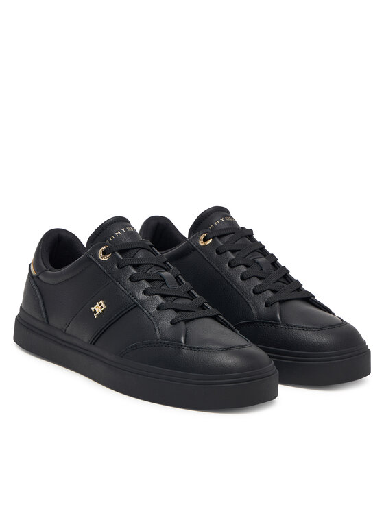 Tommy Hilfiger Tommy Hilfiger Αθλητικά Th Feminine Cupsole FW0FW09600 Μαύρο