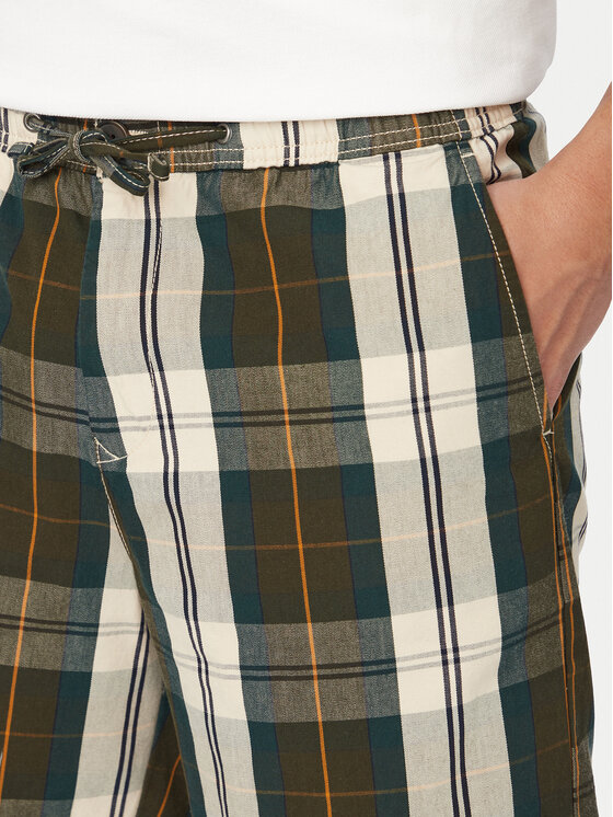 Barbour Barbour Pantalon scurți din material MST0081TN51 Verde Regular Fit