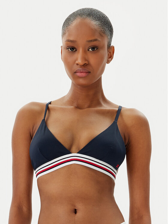 Női Bikini felső Tommy Hilfiger, Méret: XS, Sötétkék, UW0UW05805