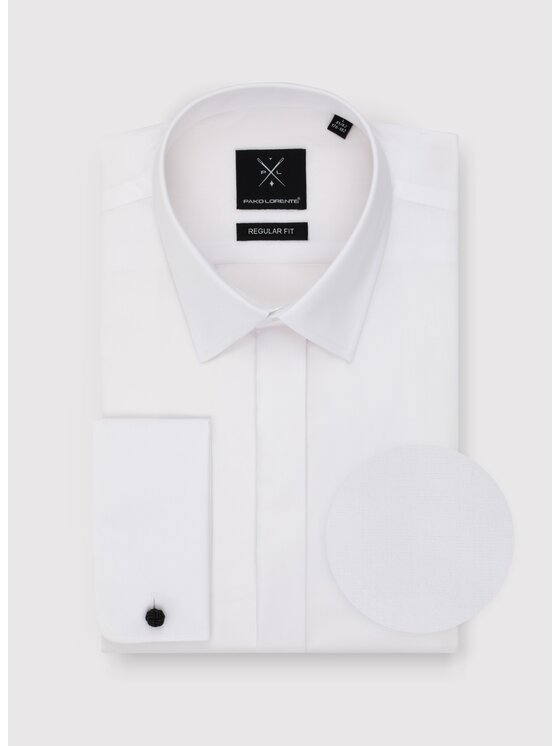 Pako Lorente Pako Lorente Koszula P000B-1X-011 Biały Regular Fit