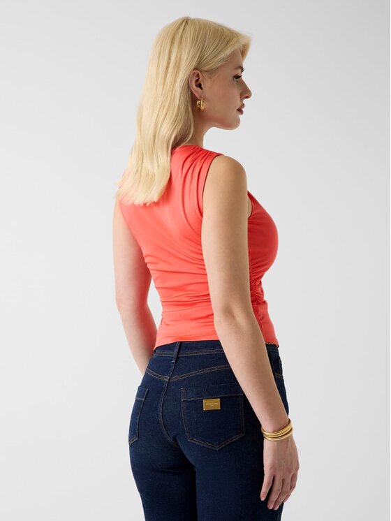 Marciano Guess Marciano Guess Top G6GP02 K3068 Korallivärviline Slim Fit