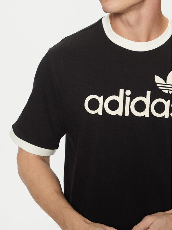 adidas adidas Футболка Simple JC8372 Чорний Regular Fit