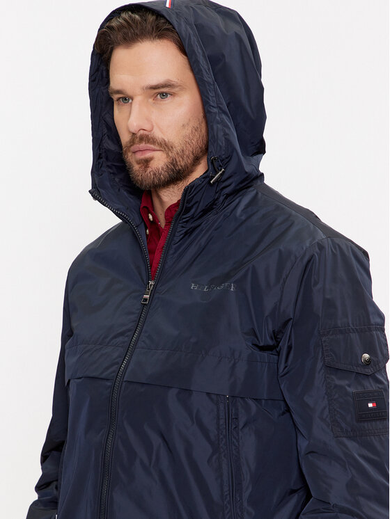 Tommy Hilfiger Tommy Hilfiger Átmeneti kabát MW0MW31641 Sötétkék Regular Fit
