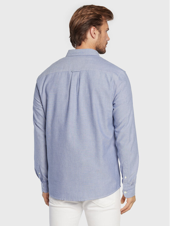 Wrangler Wrangler Camicia W5B1BMX7K 112320866 Celeste Regular Fit