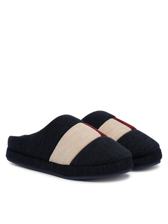 Tommy Hilfiger Tommy Hilfiger Papuče Flag House Shoe FM0FM06016 Tamnoplava