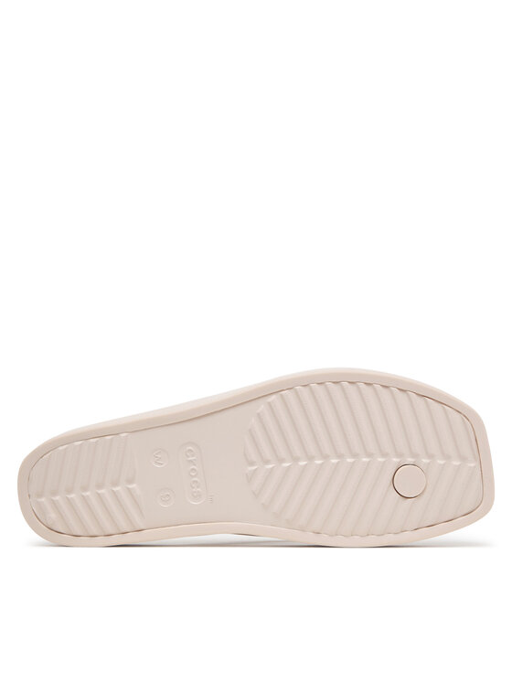 Crocs Crocs Zehentrenner Miami Square Flatform Flip 214161 Braun