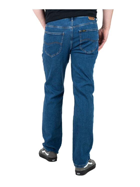 Lee Lee Jeansy 112363715 Niebieski Regular Fit