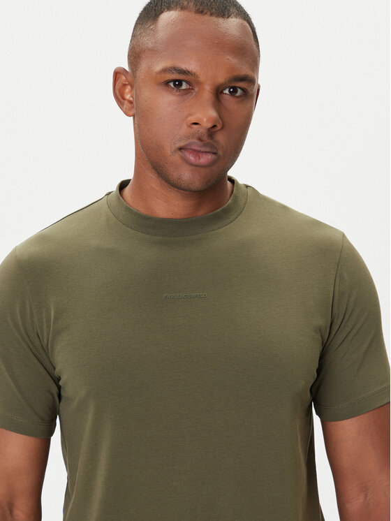 KARL LAGERFELD KARL LAGERFELD T-shirt 755051 554235 Verde Regular Fit