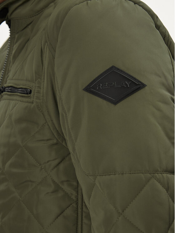 REPLAY Replay Kurtka przejściowa M8000.000.84442 Khaki Regular Fit