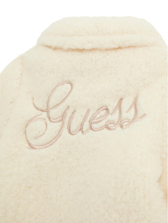 Guess Guess Kurtka przejściowa A5BL01 WGIT0 Écru Regular Fit