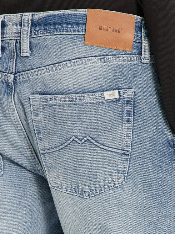 Mustang Mustang Jeansy Denver 1015522 Niebieski Straight Fit
