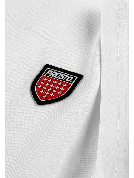 PROSTO. PROSTO. T-Shirt Small Shield KL261MTEE1072 Biały Regular Fit