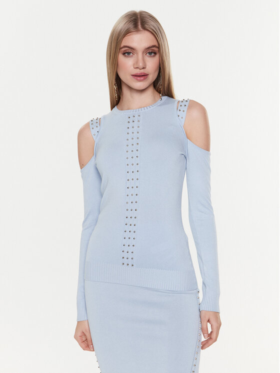 Liu Jo Sport Bluză TA3056 MS49I Albastru Slim Fit