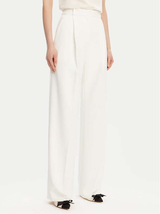 Elisabetta Franchi Elisabetta Franchi Hlače PA-081-51E2-V360 Bijela Regular Fit