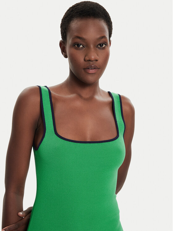 STAUD STAUD Džemper haljina Paintyn R24P2242VN Zelena Slim Fit
