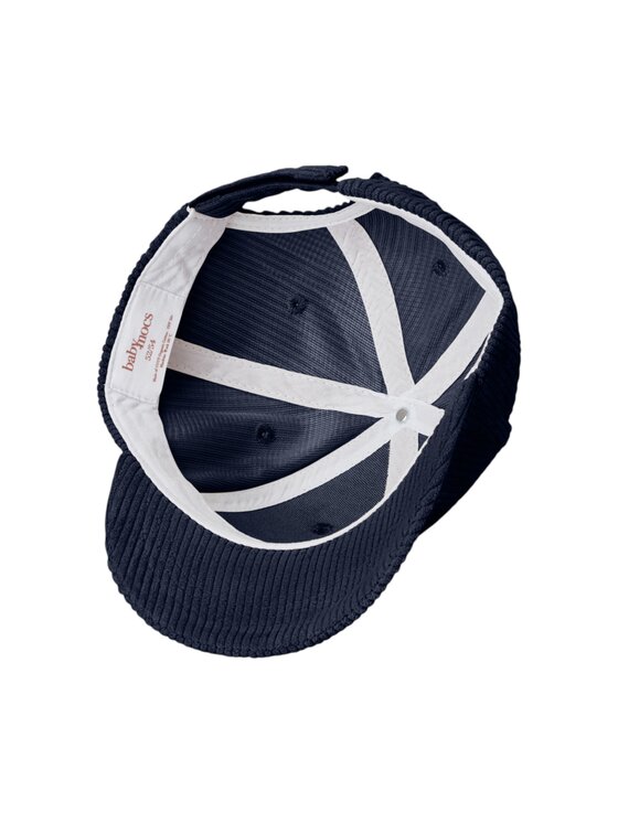 BabyMocs BabyMocs Czapka Baseball Cap - Curdoroy' Granatowy