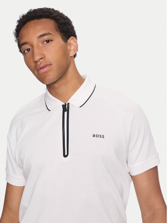 BOSS Boss Polo Philix 50519760 Biały Regular Fit