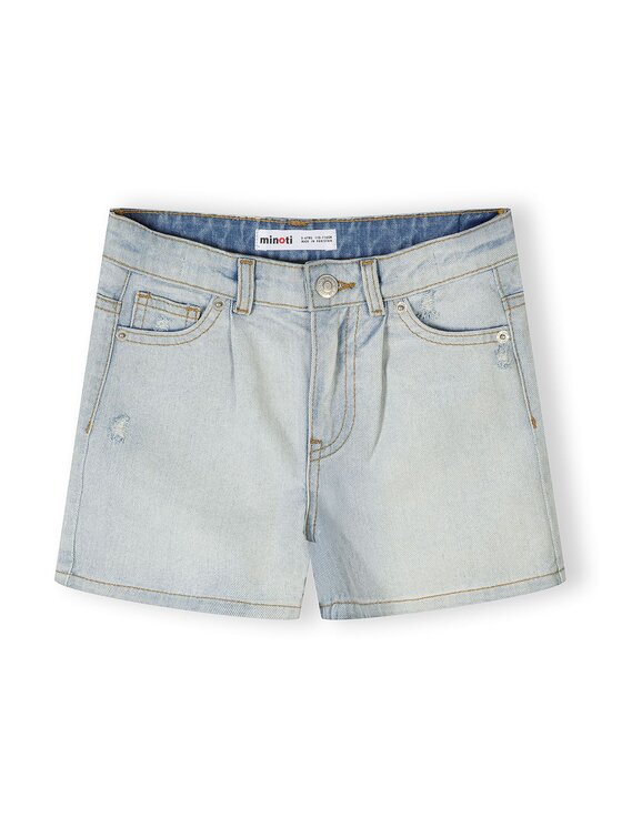minoti minoti Szorty jeansowe 30SHORT153 Czarny Regular Fit