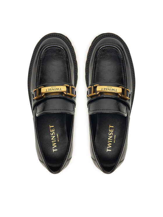 TWINSET TWINSET Loafers 252TGT080 Negru
