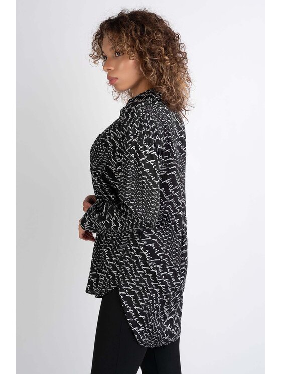 PINKO Pinko Košile Cricchetto Černá Regular Fit