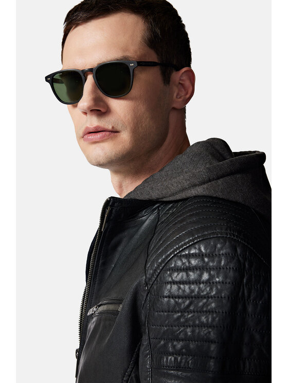 Lancerto Lancerto Kurtka skórzana Prasco KU068223000001 Czarny Regular Fit