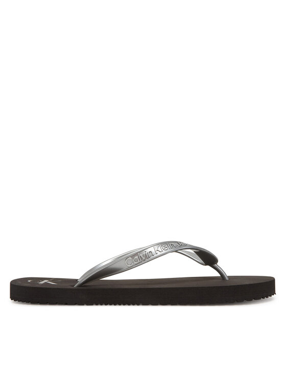 Calvin Klein Jeans Calvin Klein Jeans Σαγιονάρες Beach Sandal Monologo Tpu YW0YW01719 Ασημί