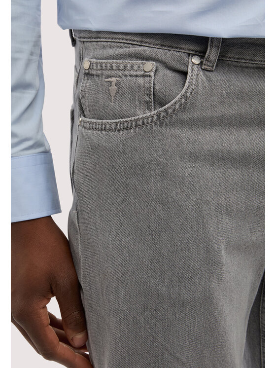 Trussardi Trussardi Jeansy P404H804858N0DG Szary Regular Fit