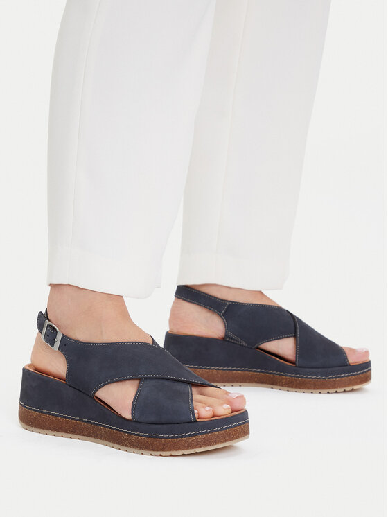 Clarks Clarks Sandále Kassanda Step 26181440 Tmavomodrá