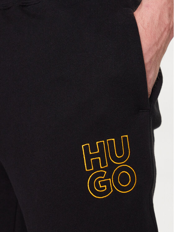 HUGO Hugo Teplákové kalhoty Demu 50482855 Černá Regular Fit