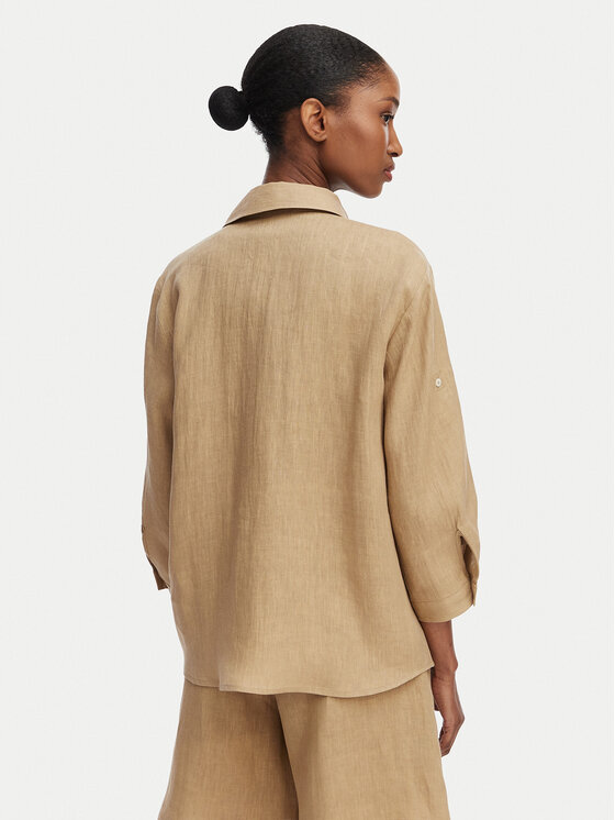 Marella Marella Hemd Girello 2615111122 Beige Regular Fit