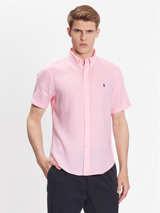 Camicia rosa polo ralph lauren store
