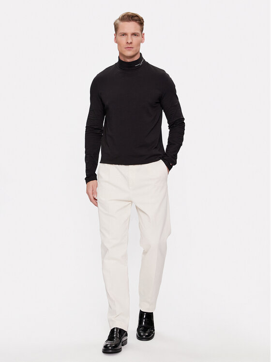Tommy Hilfiger Tommy Hilfiger Rolák MW0MW32623 Černá Extra Slim Fit