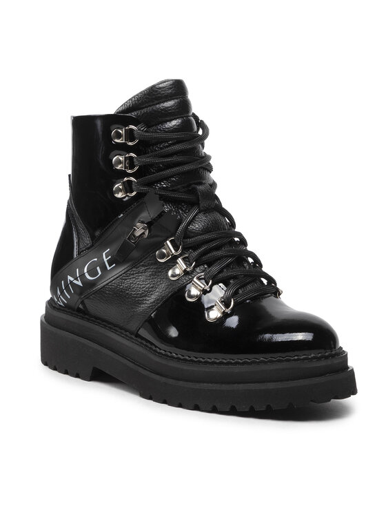 Eva Minge Eva Minge Schnürstiefeletten EM-08-12-001535 Schwarz