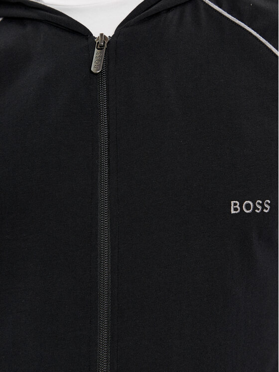 BOSS Boss Pulóver Mix&Match 50515392 Fekete Regular Fit
