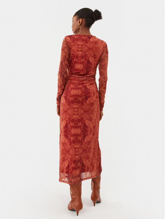 Sisley vestito best sale rosso