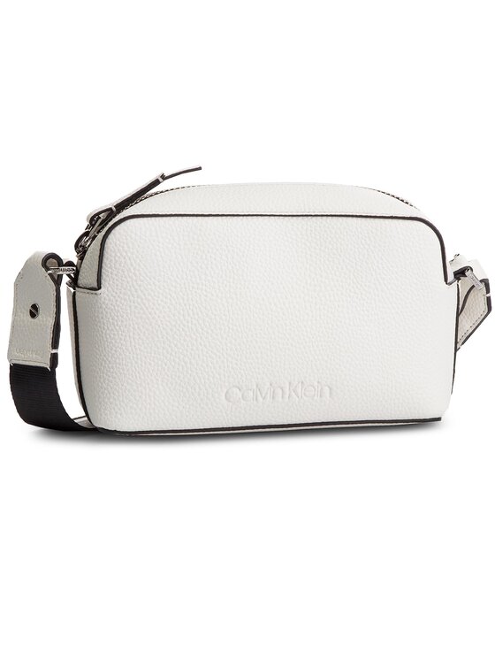 Calvin Klein Sac main Race Crossbody K60K604881 Blanc Modivo