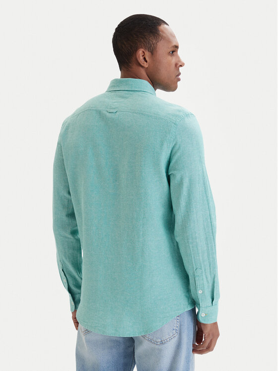 Tommy Jeans Tommy Jeans Πουκάμισο DM0DM22761 Τυρκουάζ Regular Fit