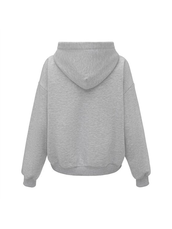 La Mania La Mania Felpa LOS 3 Grigio Classic Fit