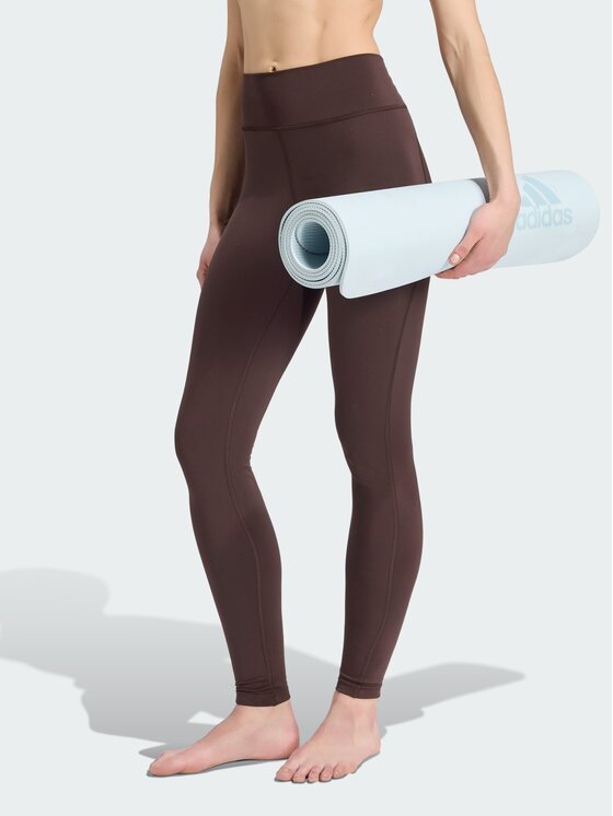adidas adidas Legginsy 133519 Brązowy Regular Fit