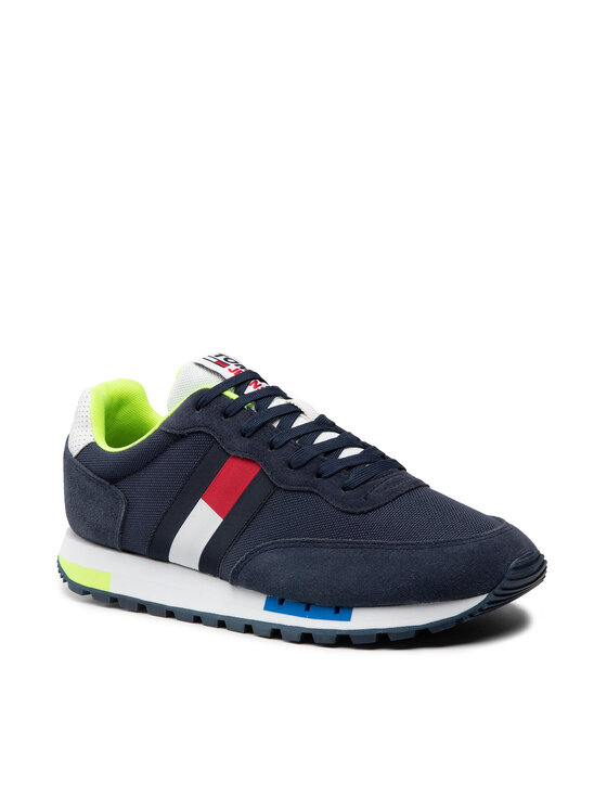 Tommy Jeans Laisvalaikio batai Retro Tjm Mix Pop Runner EM0EM00725 Tamsiai  mėlyna • Modivo.lt