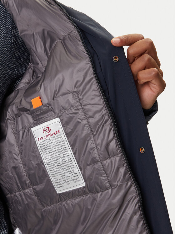Parajumpers Parajumpers Zimski kaput Easy 25WMPMJKBC03 Tamnoplava Regular Fit