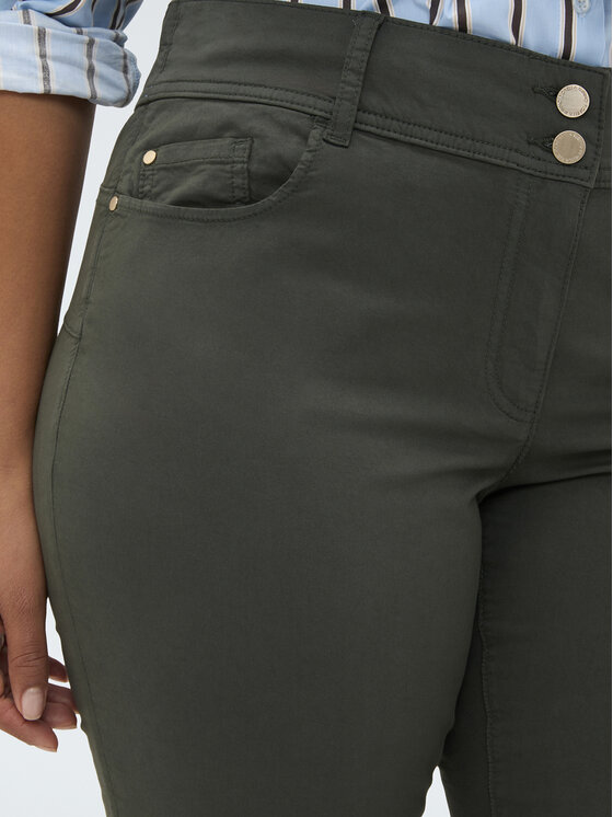 Fiorella Rubino Fiorella Rubino Pantaloni di tessuto P713T005196N035 Verde Skin Fit