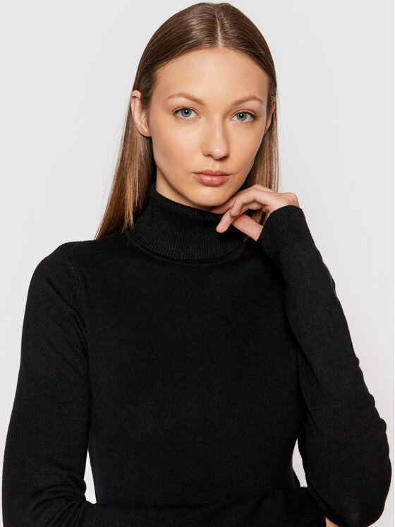 Vero Moda Vero Moda Rollkragenpullover Glory 10231630 Schwarz Slim Fit