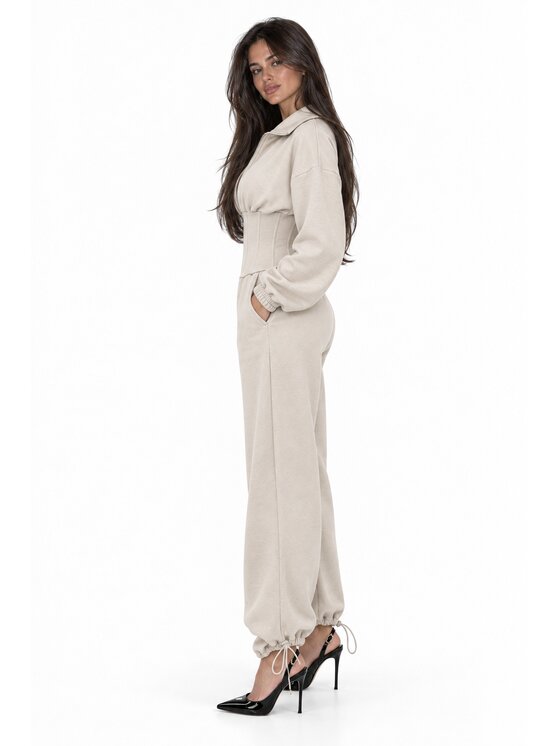 Agatha Studio Agatha Studio Dres A26ZS-KA-K61 Beżowy Regular Fit